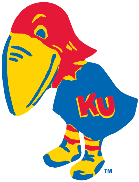 Kansas Jayhawks 1923-1928 Primary Logo iron on transfers for clothing